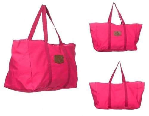 Rungassi Strandtasche Einkaufstasche Shopper Tragetasche Tasche XXL (Pink)