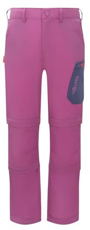 Trollkids Kids Preikestolen Double Zip-Off Pants | Schnelltrocknend, Atmungsaktiv, Elastisch, Zweifach abzippbar – drei Tragemöglichkeiten, Vier Taschen