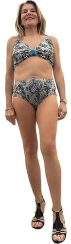 Giadamarina Haideah by Bikini coppa C taglie forti made in Italy art. orietta - 56, Fantasia