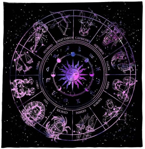 Zeiwohndc Biber Tarot Tischdecke Metaphysische Brettspielmatte Pendel Wahrsagen Altar Tischdecke Brettspiel Karten Pad Tarot Karten Tischdecke Zum Kartenlesen Altar Tischdecke