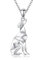 Windhund Geschenk 925 Sterling Silber Windhunde Halskette süße Grayhound Hund Schmuck für Frauen Mädchen Windhundliebhaber Liebhaber