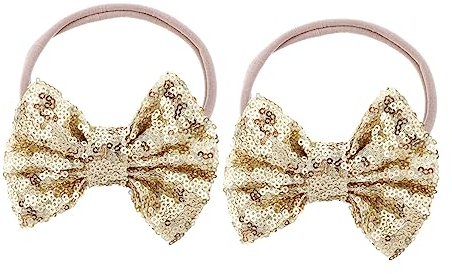 BESTonZON 6 Stück Schleife Stirnband Haarband Schleife Haarband Kleinkind Haarschleife Haarband Haarband Kleinkind Schleife Haarband Säuglingsstirnband Pailletten Haarschleife Schleife