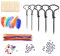 Lufdegim Kastanienbohrer Set Kastanien Bastelset, Bohrer Kastanien Kastanienset zum Basteln Handbohrer, Kastanien Basteln Herbst Kastanienmännchen DIY Set Bastel Zubehör