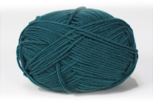 Benyong 5 Stück 250g Filzwolle Zum Stricken Dicke Wolle Zum Häkeln Häkelgarn Baumwolle Topflappen Baumwollgarn Für Mit Der Hand Garn Häkelwolle Weich (dunkelblau)