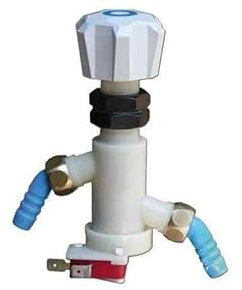 Robinet de douche blanc pour caravane et camping-car