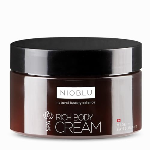Nioblu Spa Körpercreme 200 ml – Nährend, geschmeidig machend, schützend – Mit Süßmandelöl, Aloe Vera Saft und Sheabutter – Für alle Hauttypen