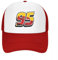 SVYRVUR Baseballmütze Herren Frauen Lightning McQueen Go 95 Trucker Caps Sport Mesh Baseballkappe Autos Papa Hut Sonnenhüte Verstellbare Racing Kappe Sommer cool
