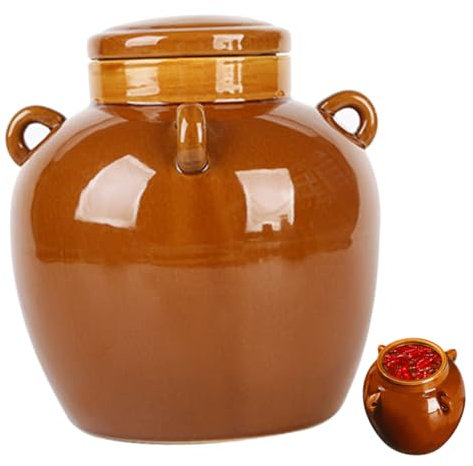 Cabilock Tarro De Cerámica Para Verduras Encurtidas Para Almacenar Alimentos Secos