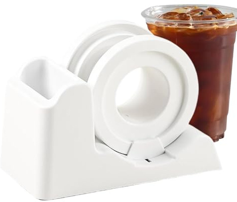 Desktop Printer Holder Label Roll Holder Accessories Tool Base for Commercial Interior Drink Sealing Cup Milk Tea Bottle