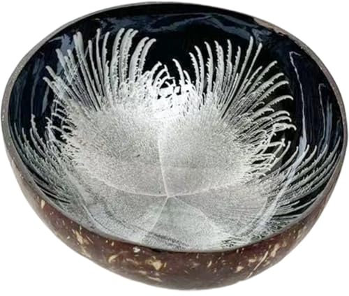 Coconut Bowl Fruit Potpourri Bowl, Natural Candy Storage Bowl Nuts Holder Key Bowl for Hallways, Ink Storage Bowl for Storage