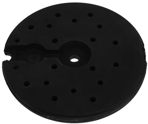 Pied de Lampadaire Noir 240x22 Mm, Socle de Lampe en Plastique Moulé | Base de Lampadaire Stable, Installation Facile, Accessoire Lumineux pour Floor Lamp