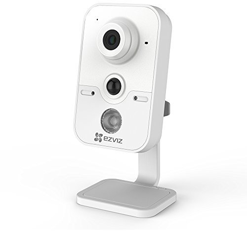 EZVIZ C2Cube IP Telecamera di Sicurezza, 720P HD, 2.4Ghz Wi-Fi Videocamera di Sorveglianza con Audio Bidirezionale, Baby Monitor del Bambino & Animale, Sensore PIR, Visione Notturna