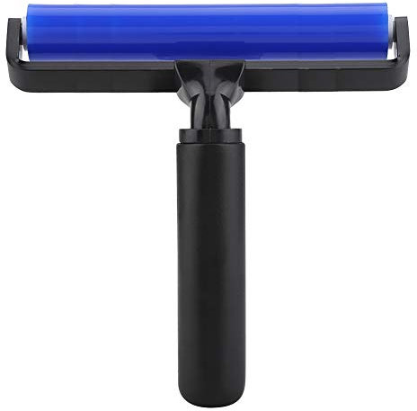 Rouleau Anti-statique Brosse Silicone Dépoussiéreur Nettoyant Manuel Brosse à Rouleau Outil de Nettoyage pour Les Poils D'animaux de Compagnie Poussière des Vêtements Tapis Meubles(6)