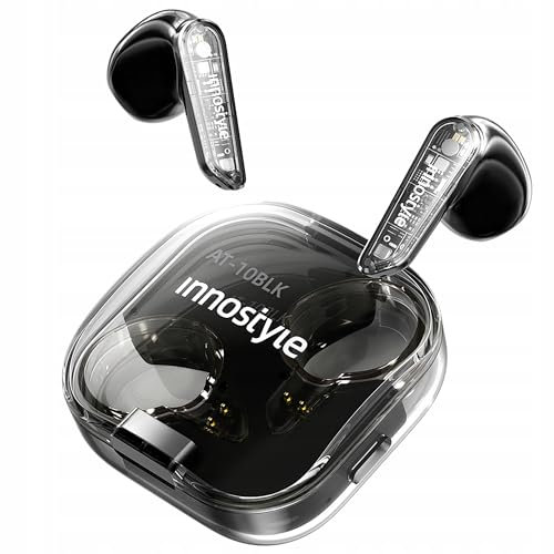 Innostyle Wireless In-Ear Ohrhörer, Bluetooth V5.3 mit Mikrofon, Hülle, Wasserfeste Kopfhörer, starker Bass, bis zu 20 Stunden Akkulaufzeit mit Schnellladefunktion, Touch-Steuerung