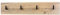 Vladon Wandgarderobe Wandpaneel Garderobenpaneel Linea V2, Made in Germany, in Eiche Natur