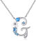 VIKI LYNN Damen Initiale Halskette Buchstabe G Alphabet Anhänger Schmuck 925 Sterling Silber und Zirkonia Anfangsbuchstaben Personalisierte Geschenke für Mädchen Frauen