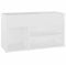 vidaXL Schuhbank Sitzbank Bank Sitztruhe Schuhschrank Schuhablage Schuhregal Schuhaufbewahrung Schuhständer Weiß 80x30x45cm Holzwerkstoff