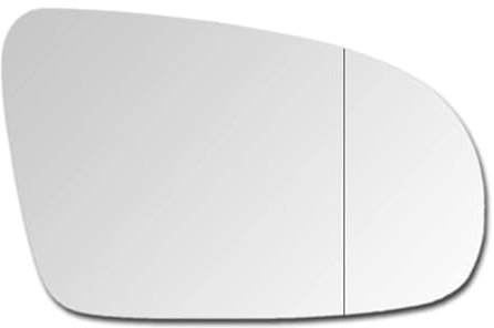 Spiegelglas zum Kleben Ersatzspiegelglas Außenspiegel Rechts Asphärisch passend für OPEL CORSA B 1993-2000