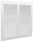 Cofan Rejilla de Ventilación con Mosquitera | Fabricado en Aluminio Blanco | Medida de 30 x 30 cm | Medida Interior 26 x 26 cm