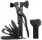 Wyewye Hatchet Multi Tool for Men - Birthday Gifts for Dad/Boyfriend, Hiking, Fishing, Outdoors, Camping - Pure Black