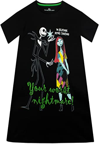 Disney Girls Nightdress The Nightmare Before Christmas