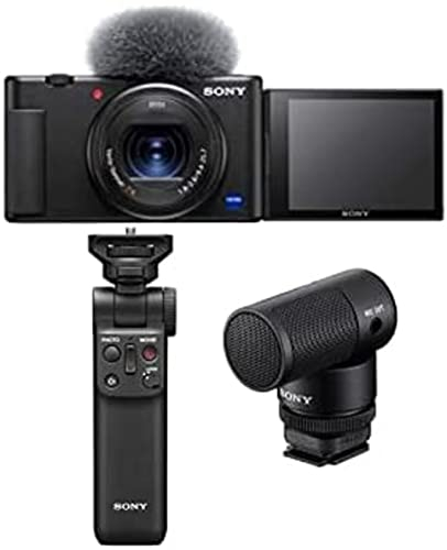 Sony ZV-1 + ECM-G1 Microphone + Grip