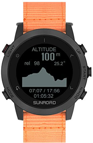 Irfora Orologio sportivo GPS con cardiofrequenzimetro, impermeabile, per corsa, nuoto, ciclismo, arrampicata, 100 m