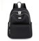 JIANLINST Rucksack Damen Klein Schulrucksack Cityrucksack Leichtgewicht Wasserdicht Reiserucksack Casual Daypack Schwarz