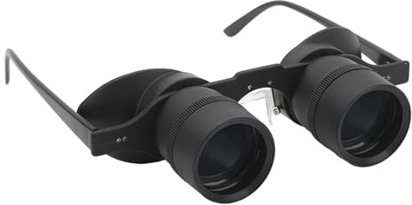 HD-Brille Zum Angeln, Freihändiges Fernglas, Teleskop, Langlebige Konstruktion, DREI Farbfilter, Tragbar
