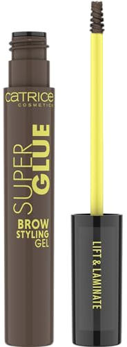 Catrice Gel de cejas Super Glue Brow Styling Gel, n.º 030, marrón, definitorio, fijador, secado rápido, vegano, sin micropartículas de plástico, sin nanopartículas, sin perfume, 1 unidad (4 ml)