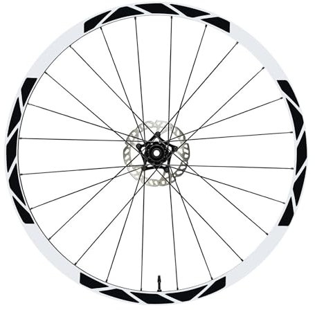 Felgenaufkleber MTB 26 - 27,5 - 28-29 Zoll Rad Fahrrad MTB Bike Sticker Felgen MTB Racing Felgen COD. B0012 (27,5 Zoll, Schwarz glänzend)