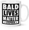 Personalised Bald Lives Matter 10oz Mug Cup Baldi Funny Grandad Dad Uncle Old Joke Rude Birthday OAP Parody