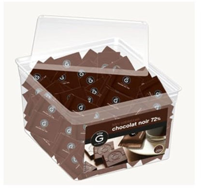 RIOBA Mini tablettes chocolat noir 72% x 200