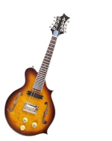 Beginner Mandolin instrument Electric Mandolin F-hole Mahogany Maple Veneer Body With Single Coil Pickup