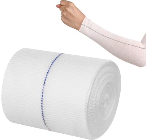 Fascia elastica a compressione, traspirante, per braccio, caviglia, ginocchio, 7,5 cm x 5 m