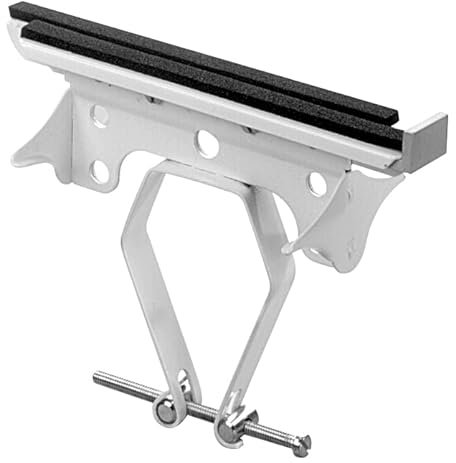 Merveille - Set di 2 Supporti per Mensola Termosifone in Ghisa da 4 a 6 Colonne - Montaggio senza Forare - Per Mensola Radiatore da 16 a 26 cm di Larghezza