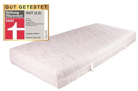 Matratze Ocean Blue H2/H3 Wendematratze Kaltschaum 7 Zonen Härtegrad H2/H3, Größe 90x200