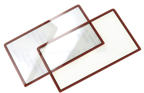 Haoyull Repuesto para 3DS XL/New 3DS XL Top Screen Len Cubierta de cristal de plástico LCD Protector de pantalla Accesorios