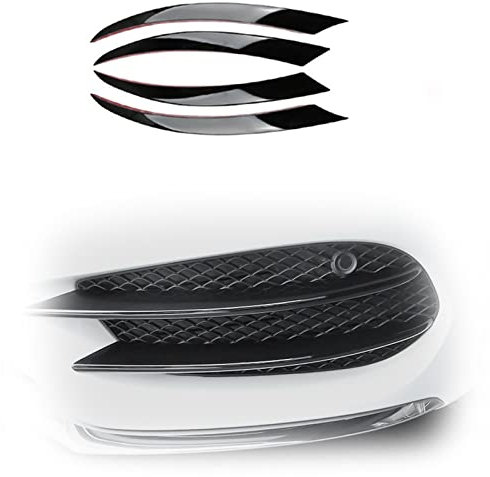 WILSEM Carbon-Faser-Art-Nebelscheinwerfer-Grill-Grill-dekorative Abdeckungs-Zierleisten Für B&ENZ C-Klasse W205 2015-2018 Auto-Styling