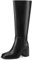 QUEEN HELENA Stivali Alti con Tacco Casual Eleganti Donna WS13606 (Nero, Sistema Taglie Calzature EU, Adulto, Donna, Numero, Media, 37)
