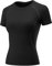 Rapbin T-Shirt Damen Sport Top Gym Oberteil Yoga Rundhals Leicht Atmungsaktiv Sportshirt Workout Running Funktionsshirt Sommer Fitness Laufshirt Schwarz L
