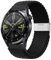 VELORE Correa de 20 mm 22 mm para Samsung Galaxy Watch 6 5 4 Band 40/44 mm 5Pro Active 2 Gear S3 pulsera elástica trenzada para Huawei GT2/3 /4Pro/5 correas de reloj(Black-S,22mm)
