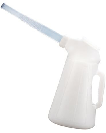 JAYIOLA Jarra medidora de Aceite con Tapa y Accesorios para un Uso práctico, 3 L