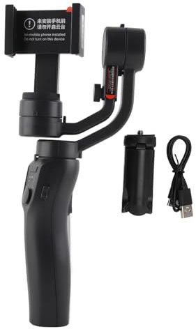 Stabilizzatore Cardanico a Tre Assi F8 Portatile con Connessione AntiVibrazione per e Dirette