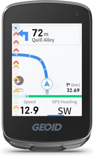 GEOID CC700 2.8 Color Screen Bike/Cycling Computer Wireless - Route Navigation with Re-Route Planing, WiFi Auto-Sync, ANT+/Bluetooth, Fast 5s GPS Positioning, Free Indoor Training