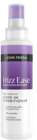 John Frieda Frizz Ease Miraculous Recovery Leave-In Conditioner 200ml | Spray Conditioner, For Frizzy Hair, Lightweight Leave-In Care, Soft Feel