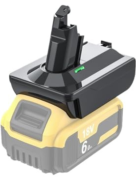 Battery Adapter ，Compatible for Milwaukee， M18 ，Compatible for Dyson， V6 Adapter V6 Series Lithium Batteries