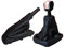 Schaltmanschette und Handbremsmanschette passend für Opel Calibra A Schwarz Echt Leder myshopx SH17