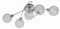 Lindby Deckenlampe Ticino (Modern) in Chrom aus Metall (5 flammig, G9) - Deckenleuchte Lampe Flurleuchte