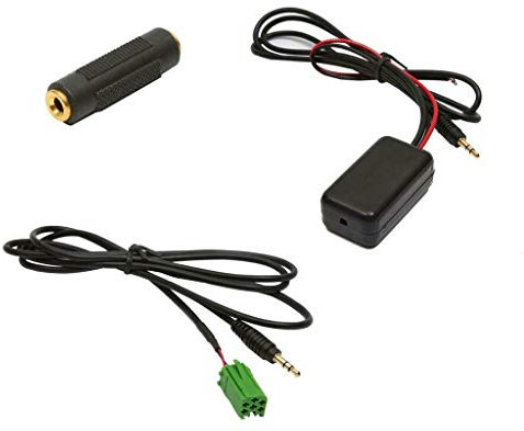 Inex Bluetooth aux Auxiliaire Adaptateur Câble Câble Musique Streaming pour Renault Clio